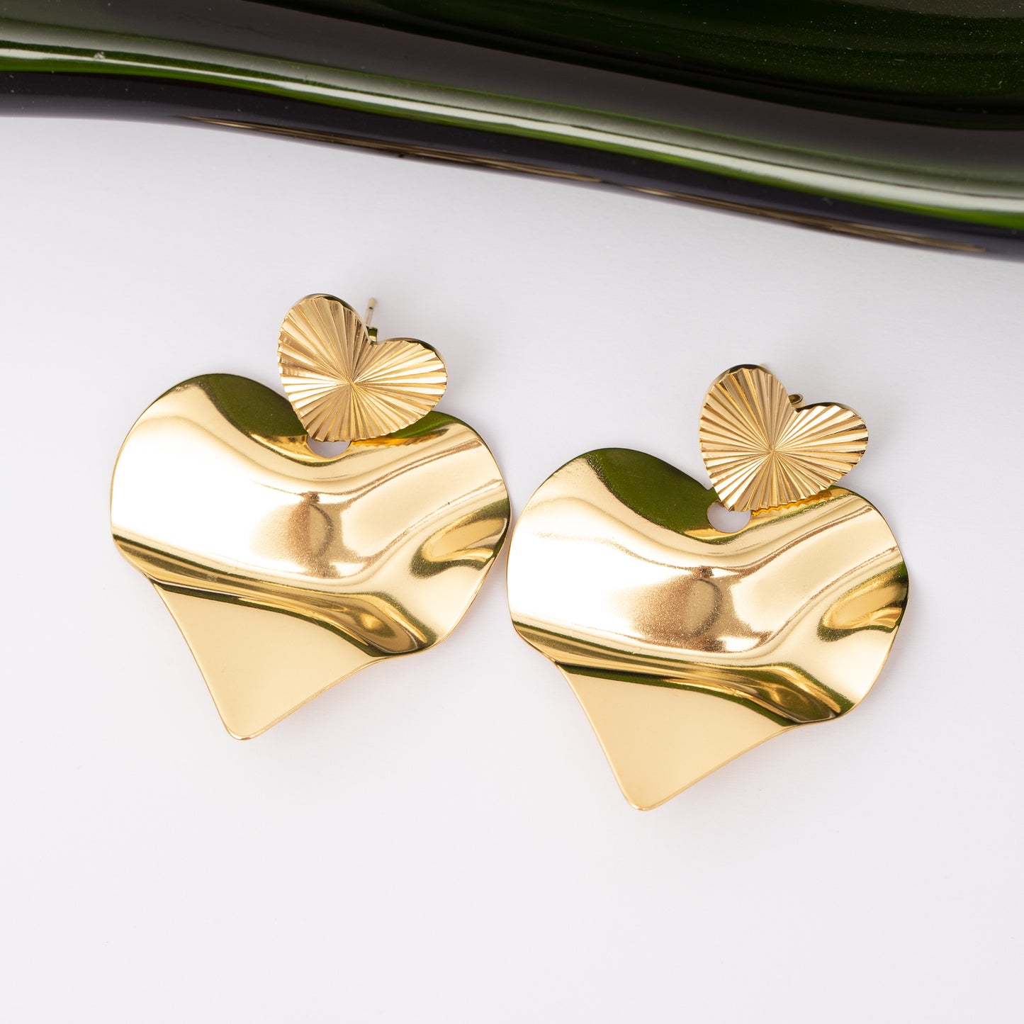 Boucles d'oreilles Nuance en acier inoxydable