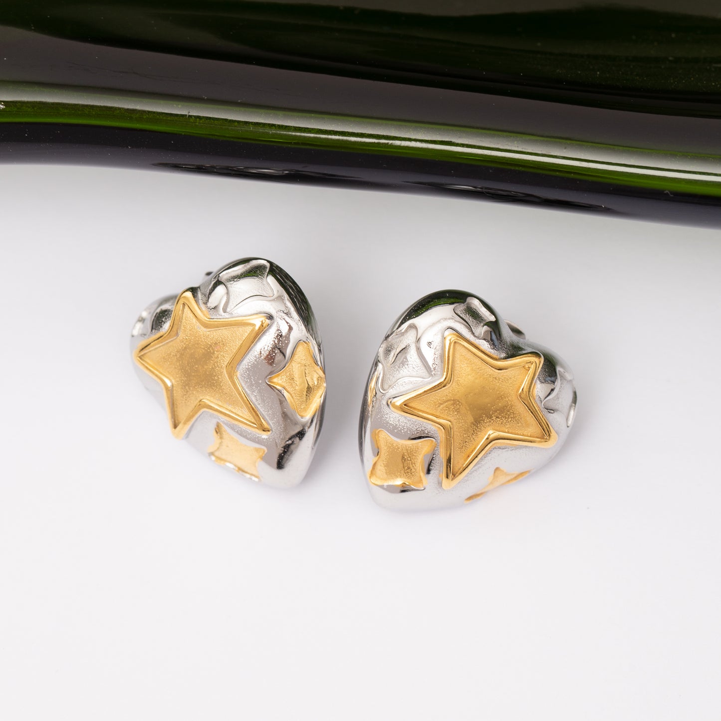 Boucles d'oreilles Nuance en acier inoxydable