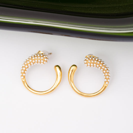 Boucles d'oreilles INOXIA en acier inoxydable