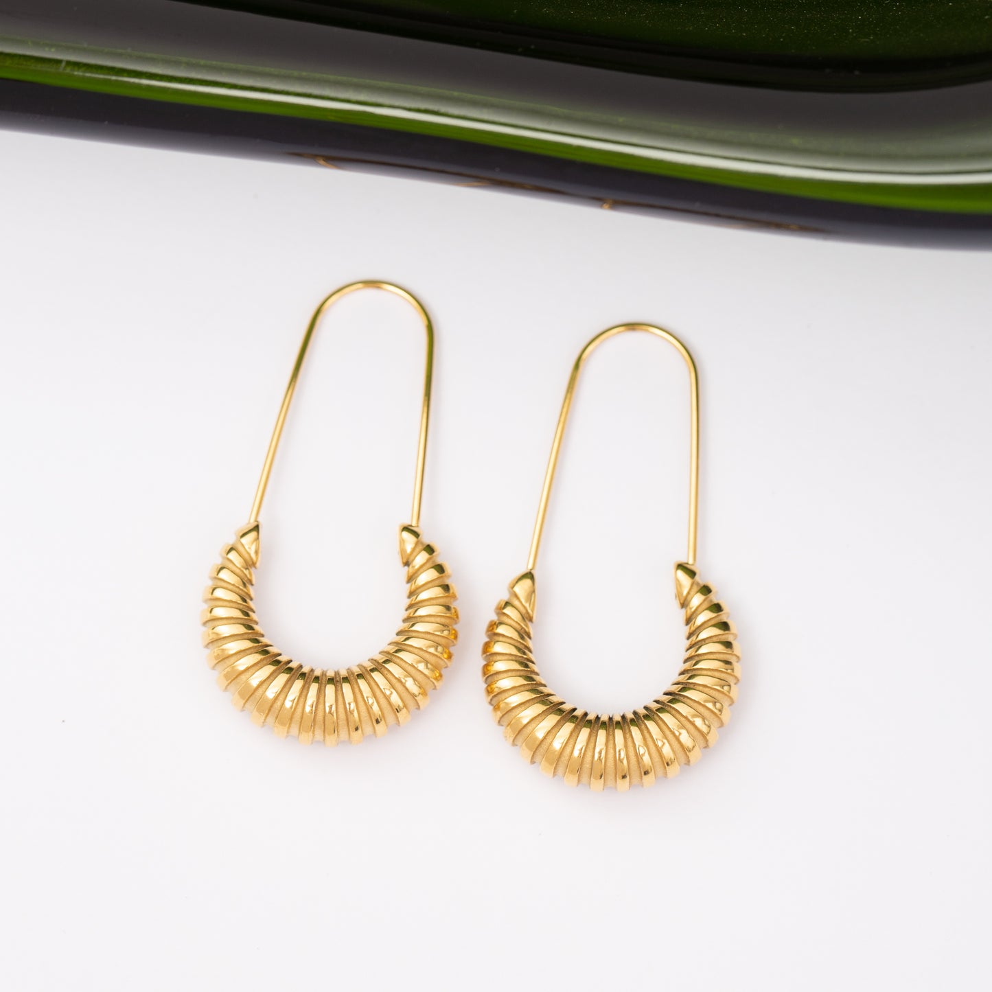 Boucles d'oreilles INOXIA en acier inoxydable