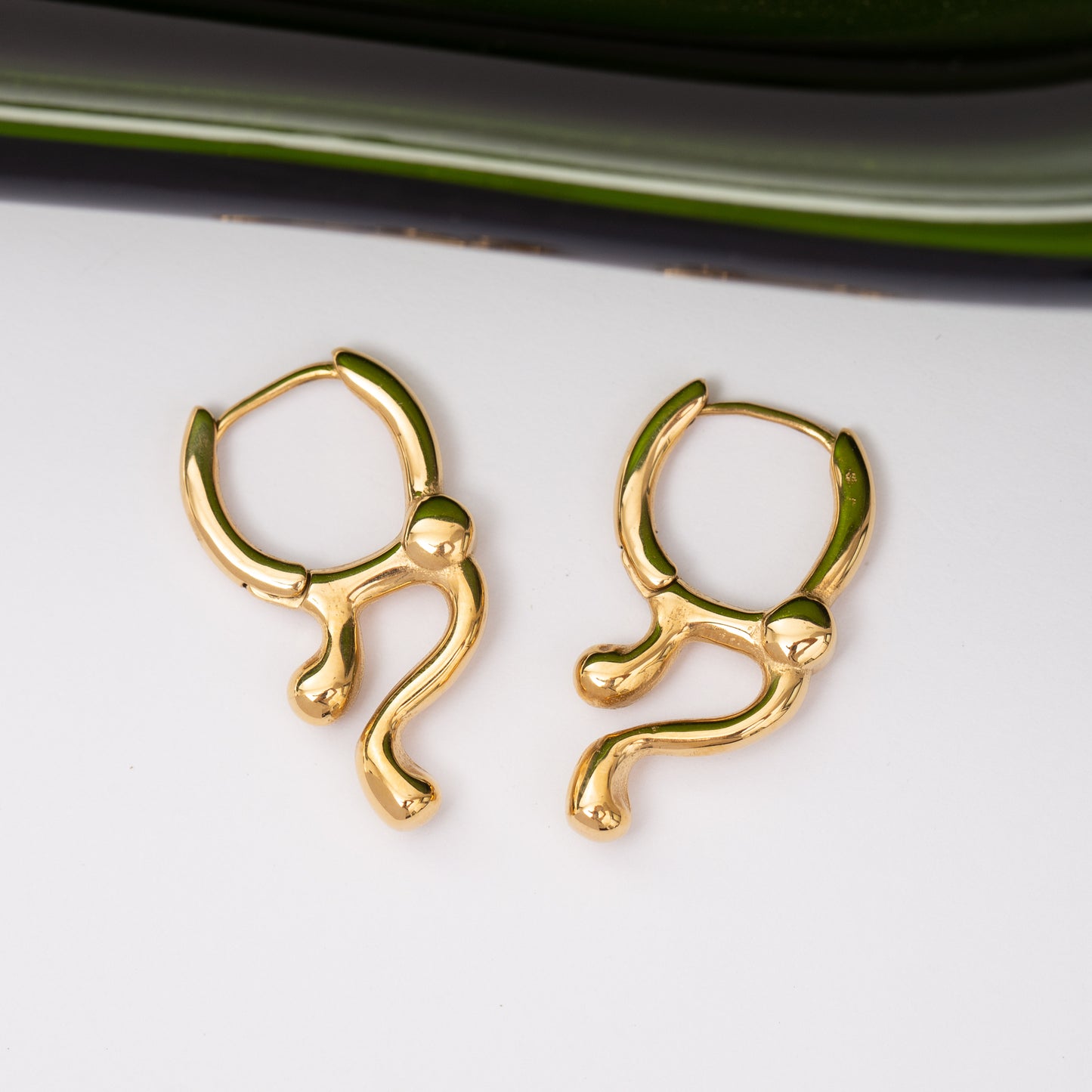 Boucles d'oreilles INOXIA en acier inoxydable