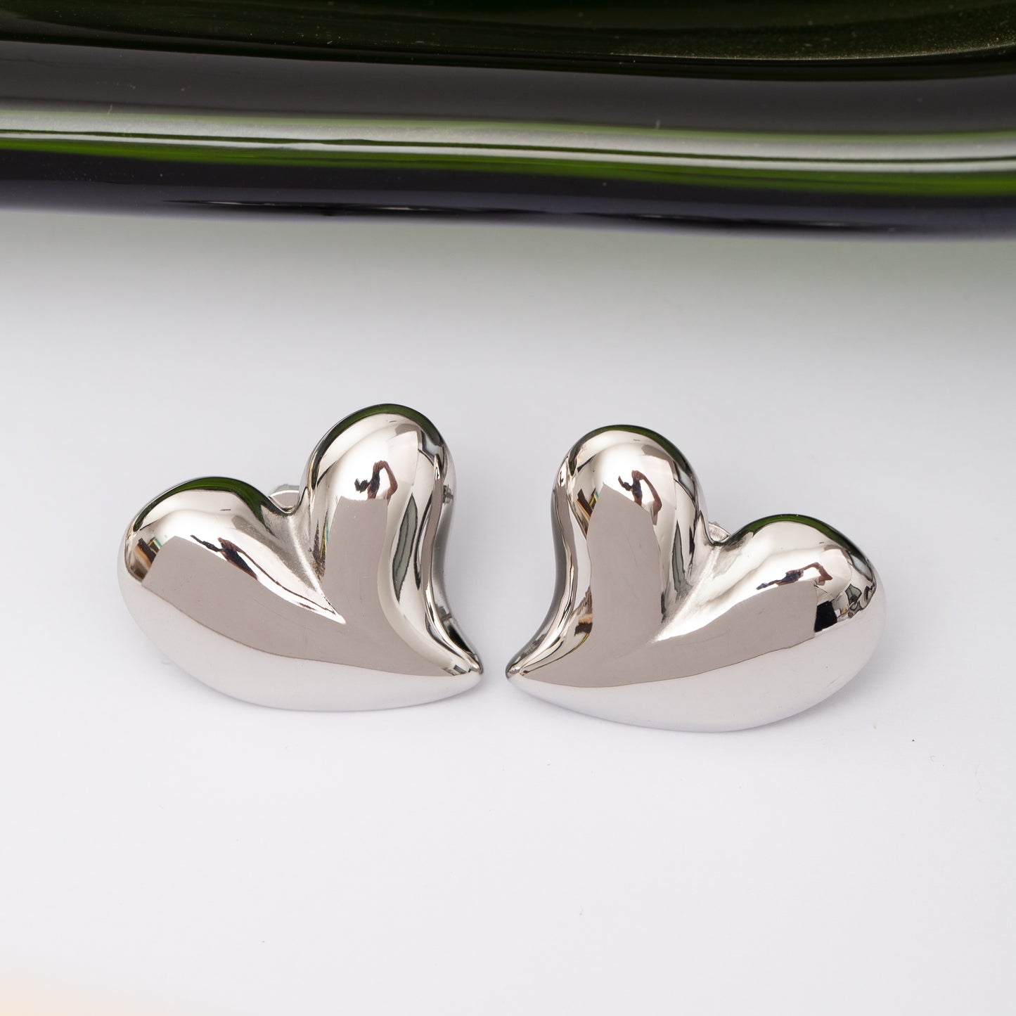 Boucles d'oreilles INOXIA en acier inoxydable