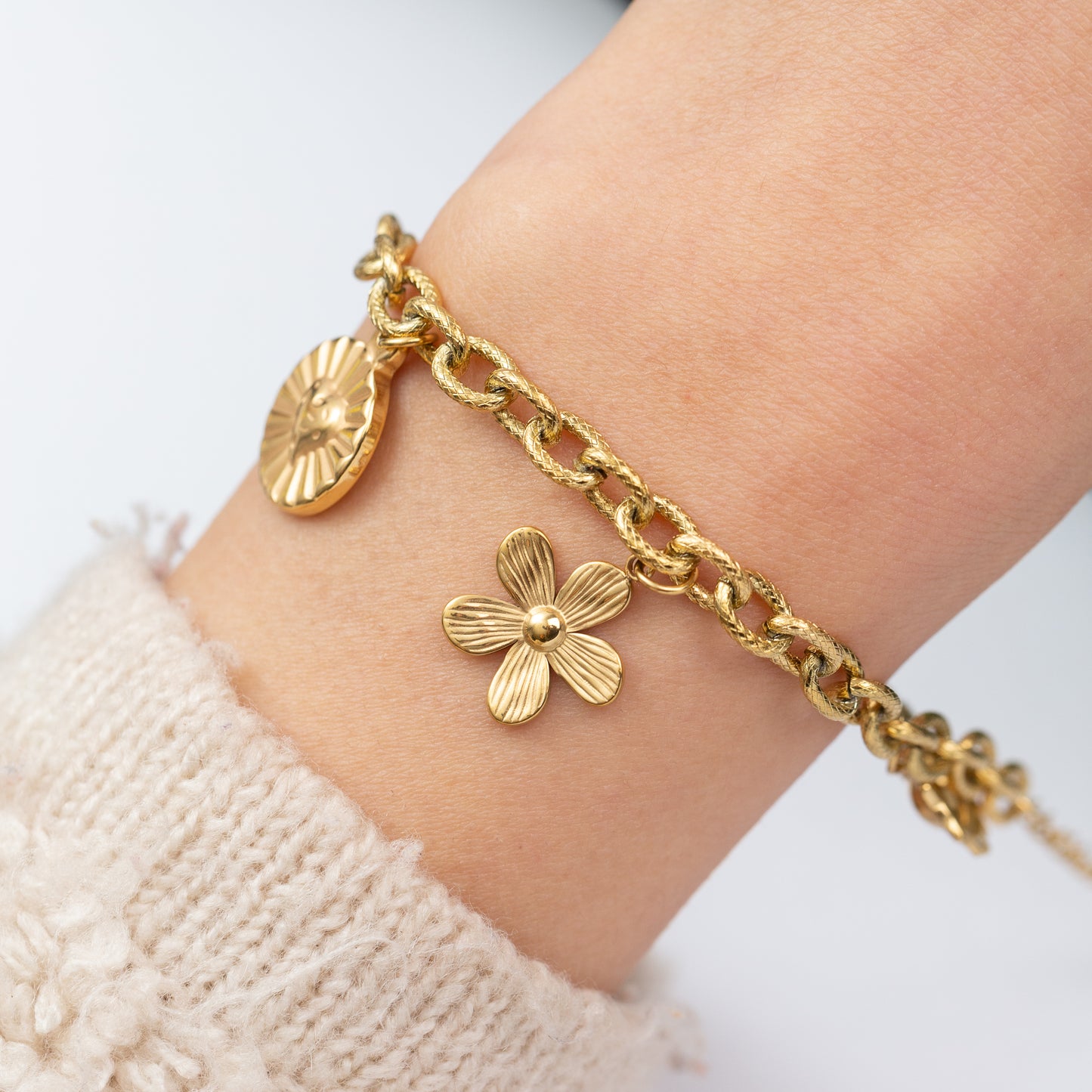 Gourmette en Acier Inoxydable Garantie