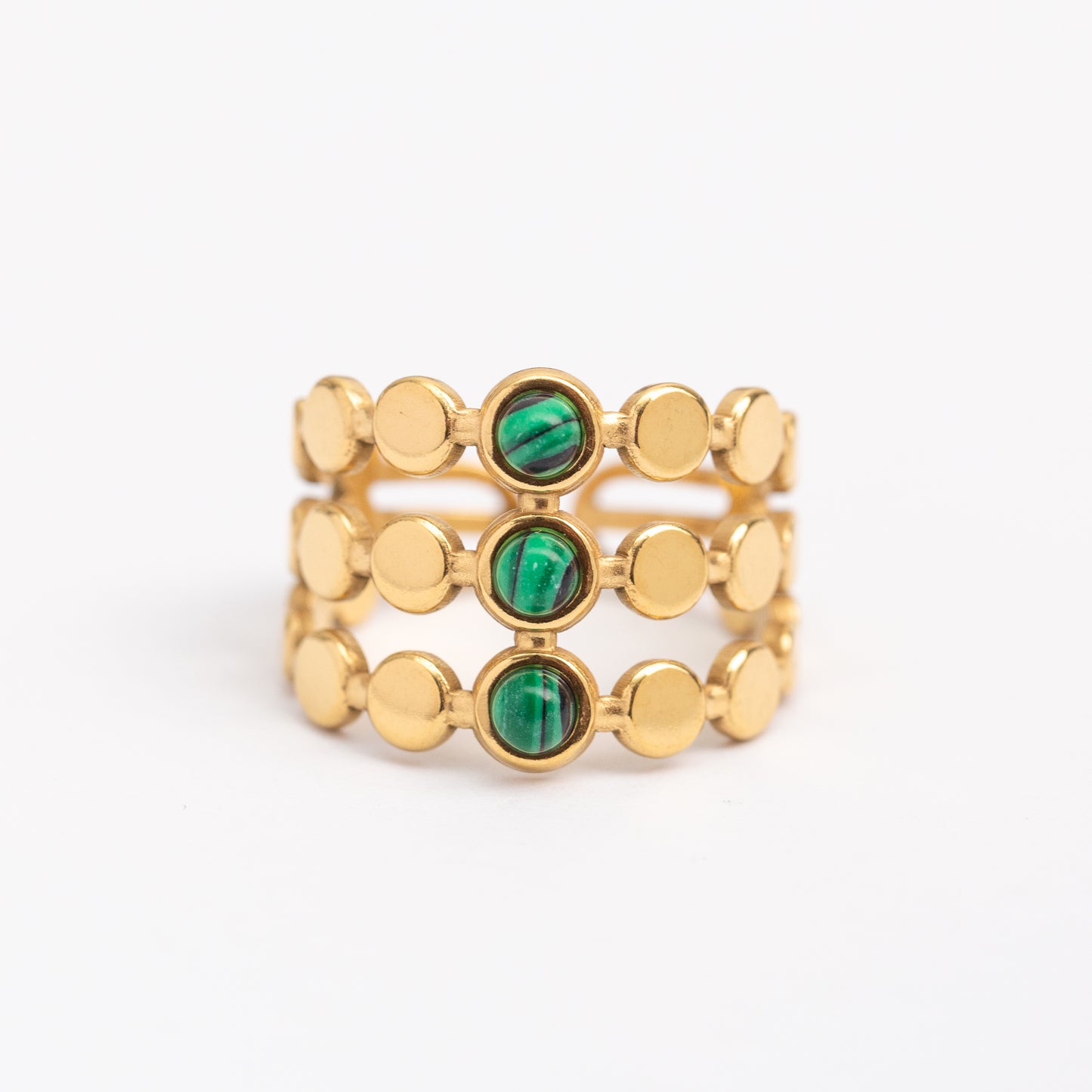 Bague en acier inoxydable garantie - Taille standard