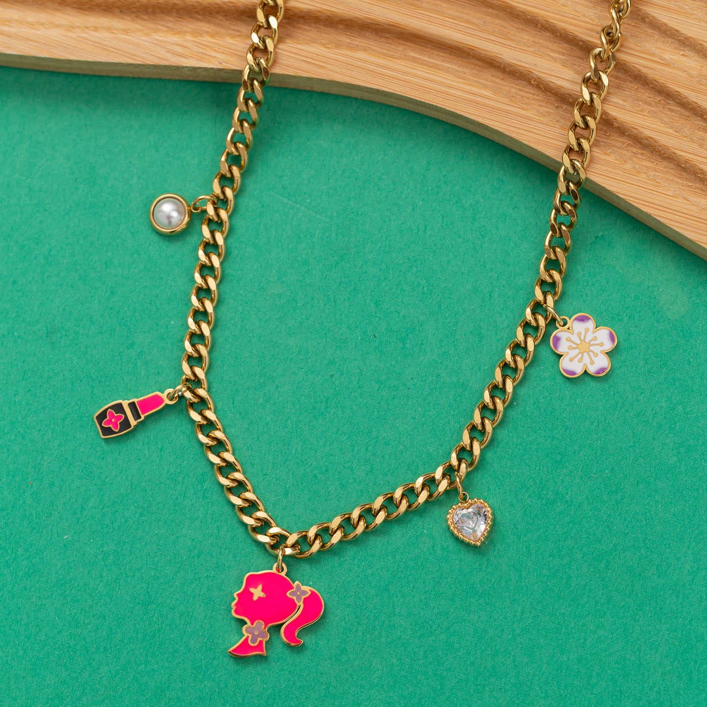 Collier Douce Chaîne en acier inoxydable garanti