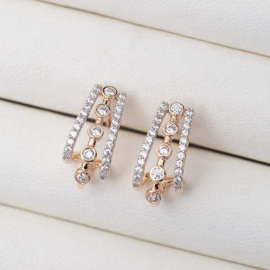 Boucles d'oreilles en plaqué Or