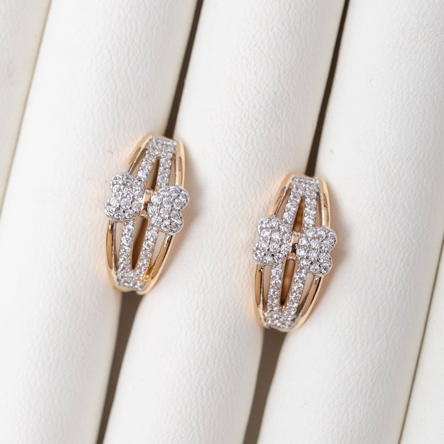 Boucles d'oreilles Fine Glow en plaqué Or