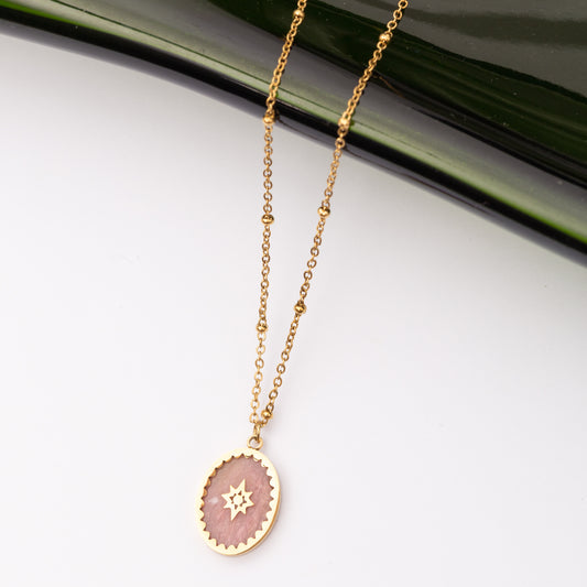 Collier Roséa en acier inoxydable garanti