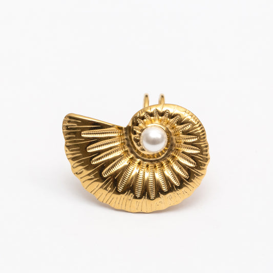 Bague en acier tendance - Taille standard