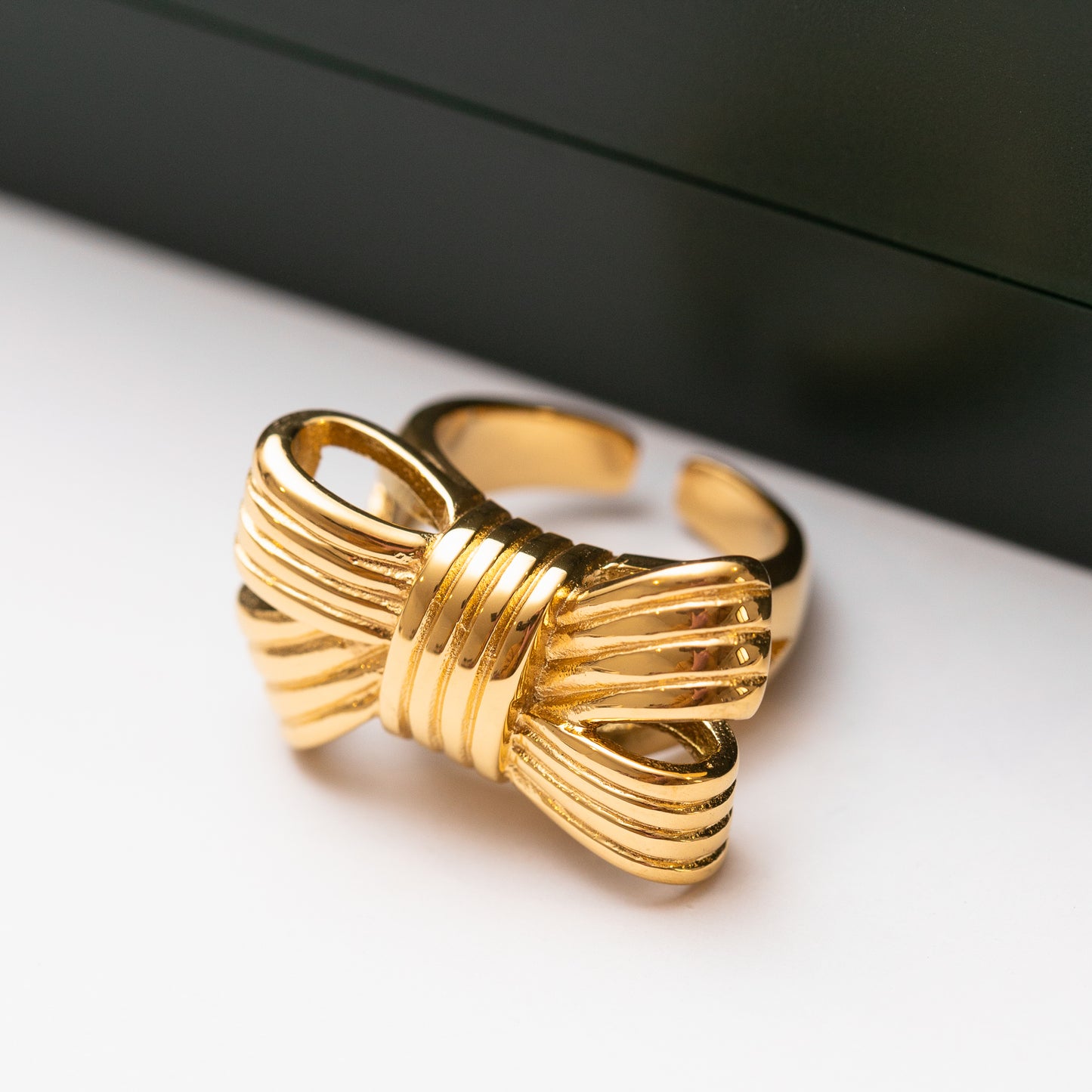 Bague Acier Tendance - Taille standard