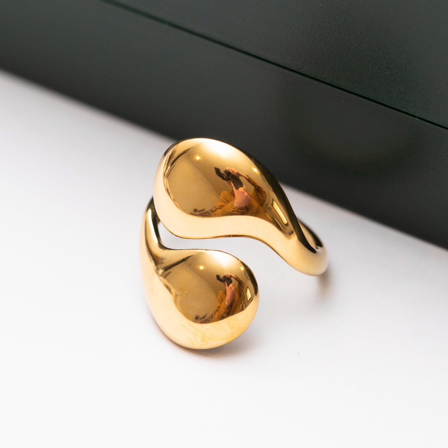 Bague Acier Tendance - Taille standard