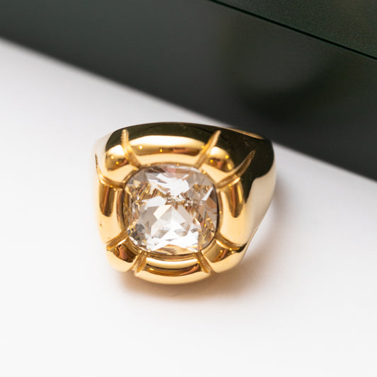 Bague Acier Tendance