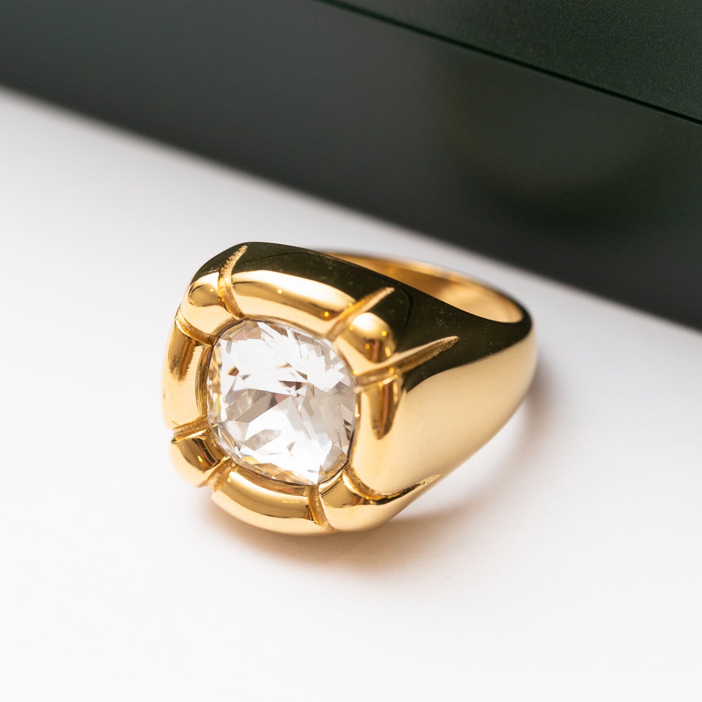 Bague Acier Tendance