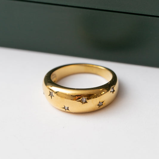 Bague Acier Tendance