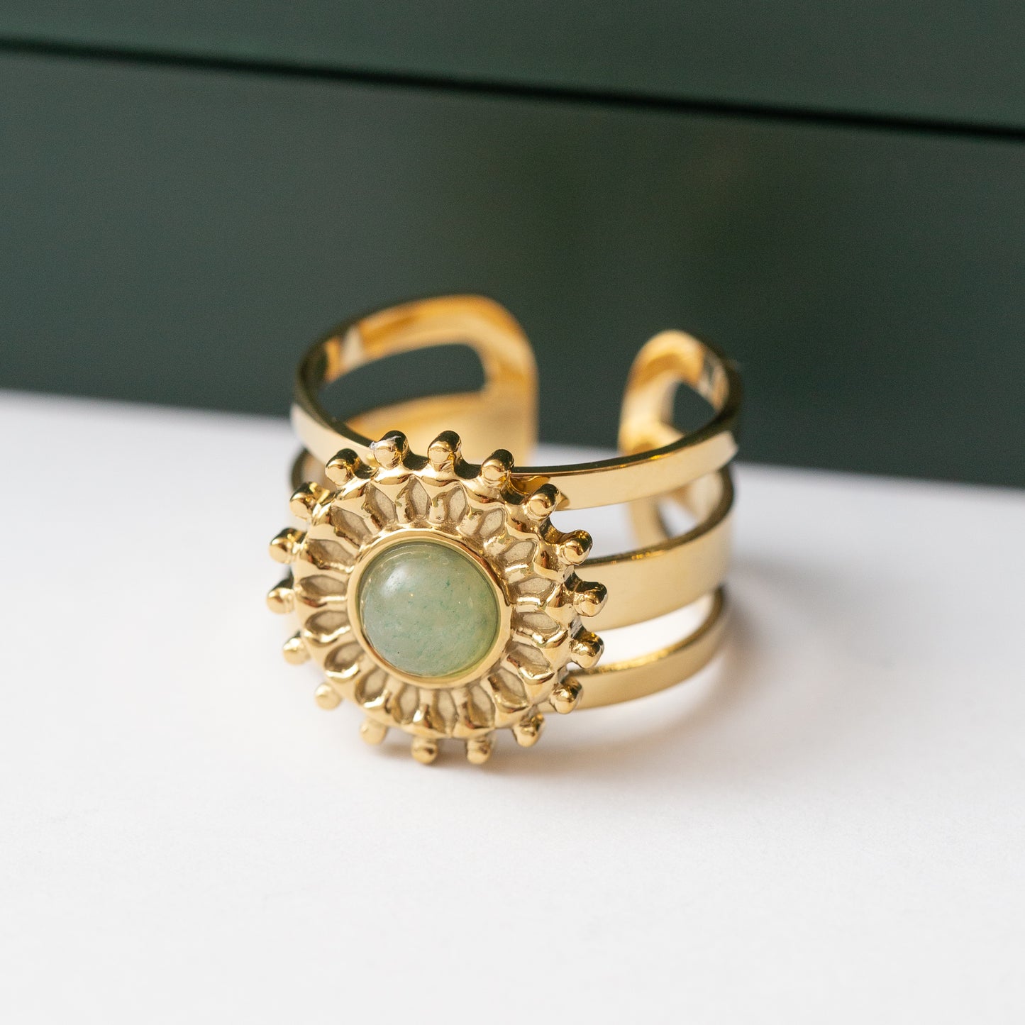 Bague Acier Tendance