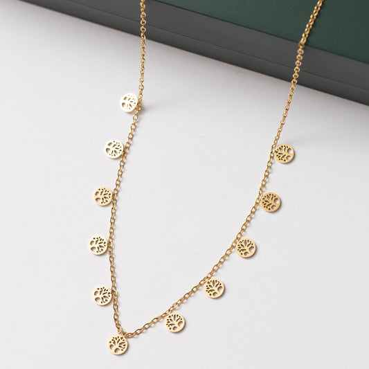 Collier Acier Tendance