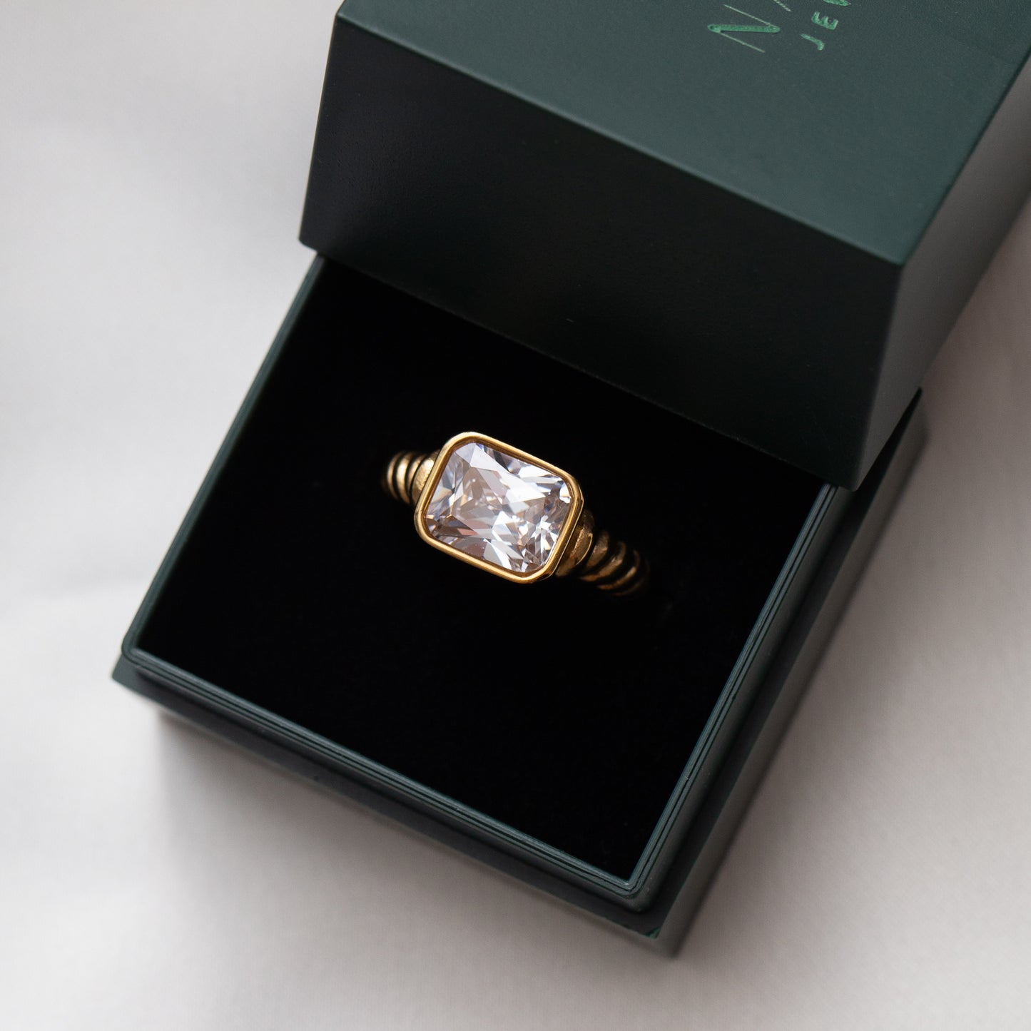 Bague Acier Tendance