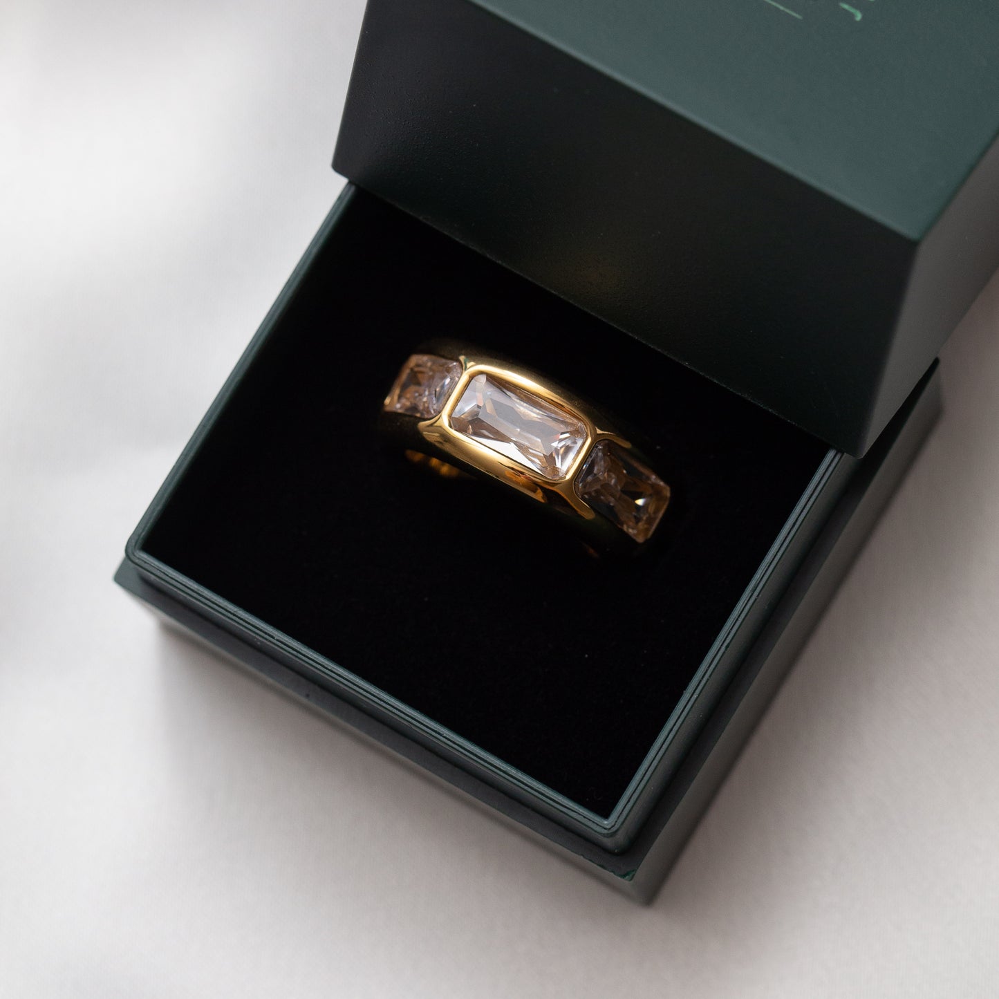 Bague Acier Tendance
