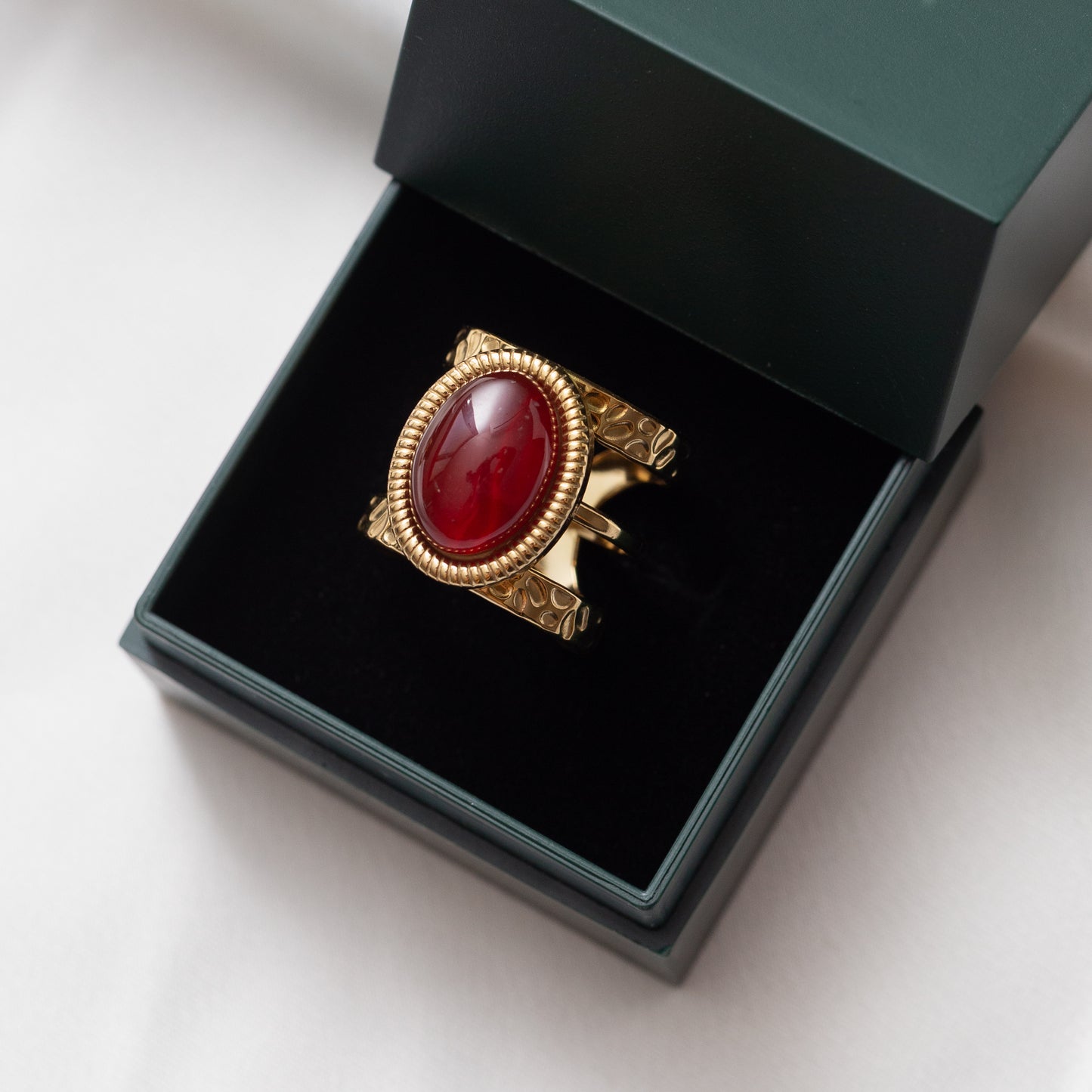 Bague Acier Tendance