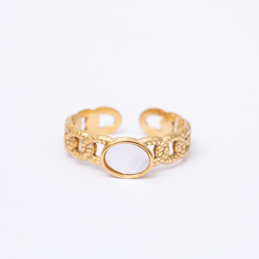 Bague BRUT en acier inoxydable