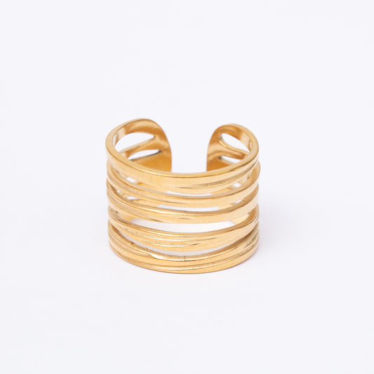 Bague BRUT en acier inoxydable
