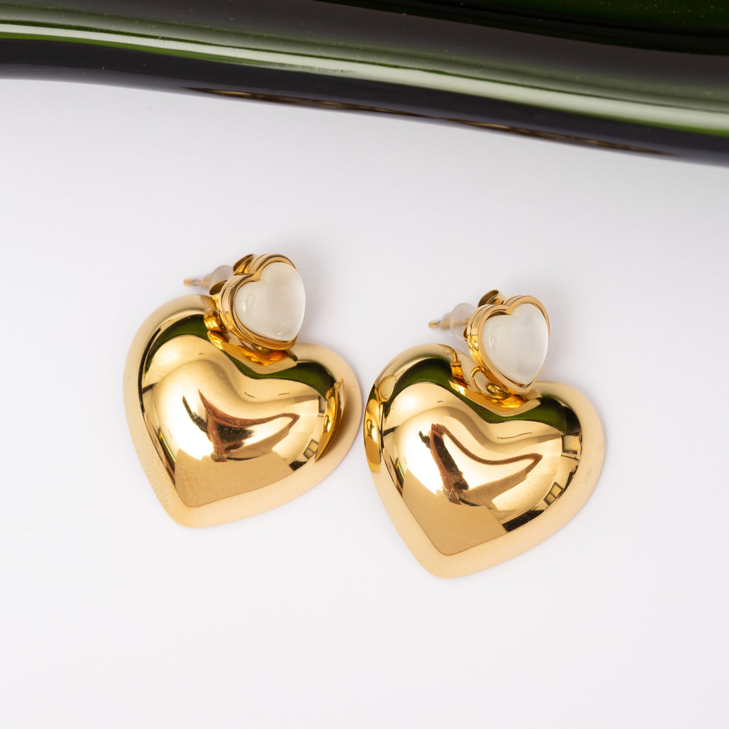 Boucles d'oreilles GLOW en acier inoxydable