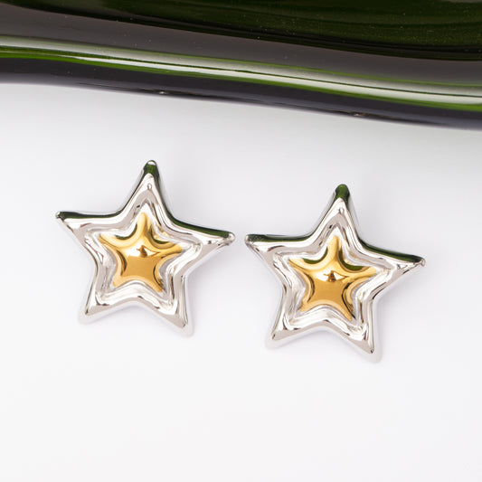 Boucles d'oreilles GLOW en acier inoxydable
