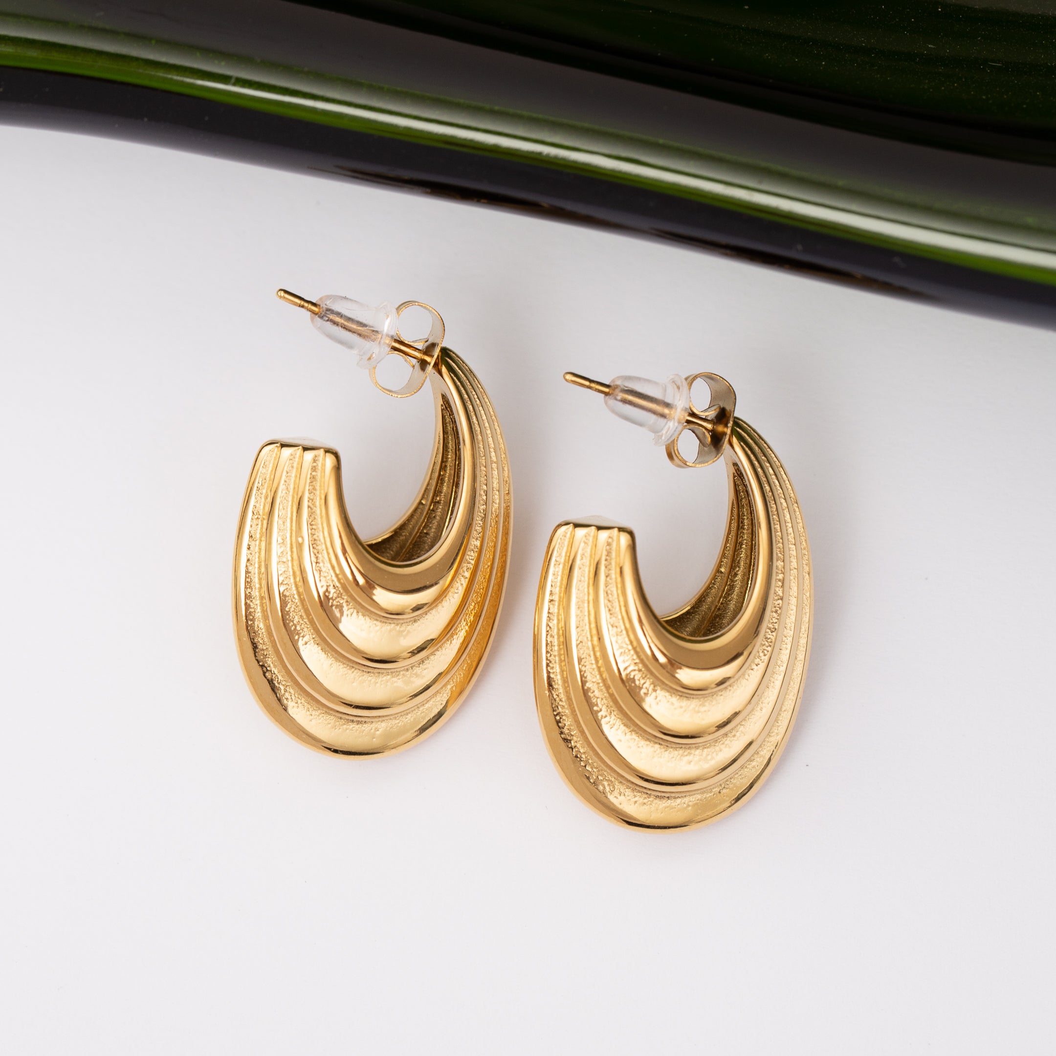 Boucles d'oreilles Nuance en acier inoxydable