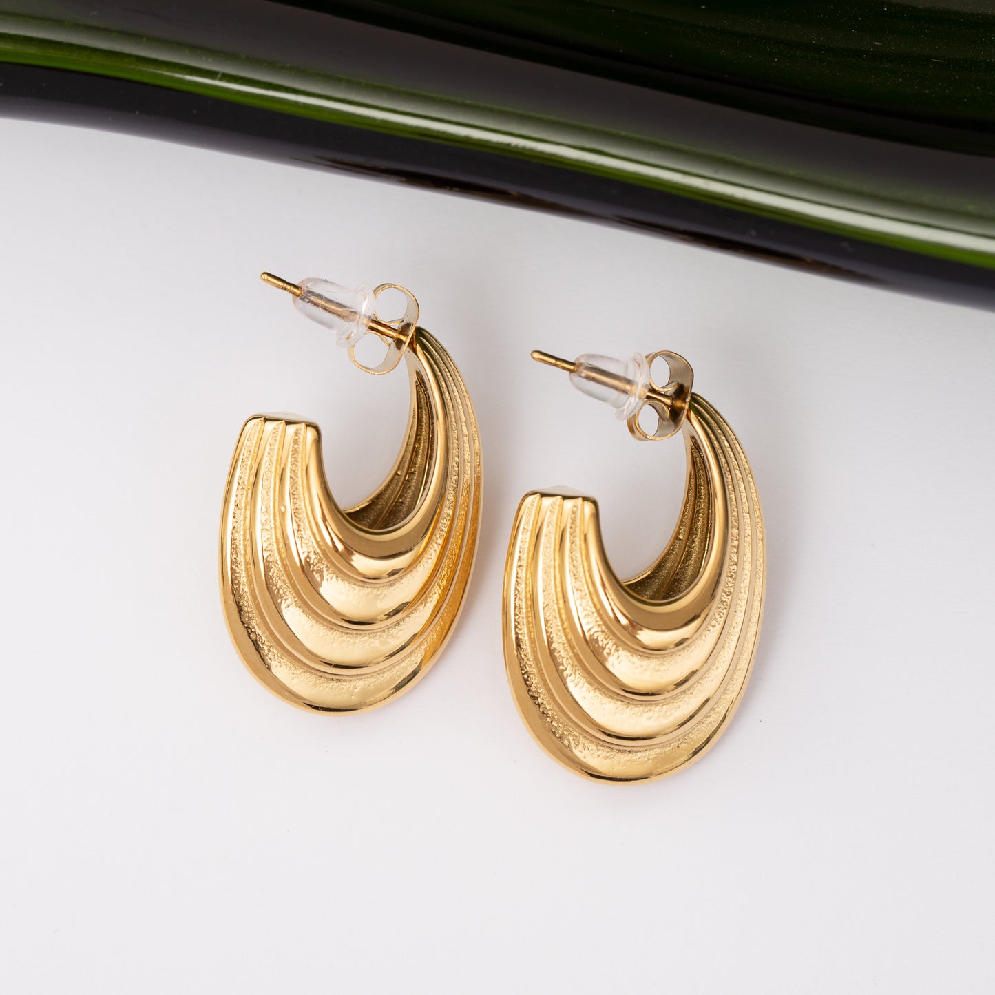 Boucles d'oreilles Nuance en acier inoxydable