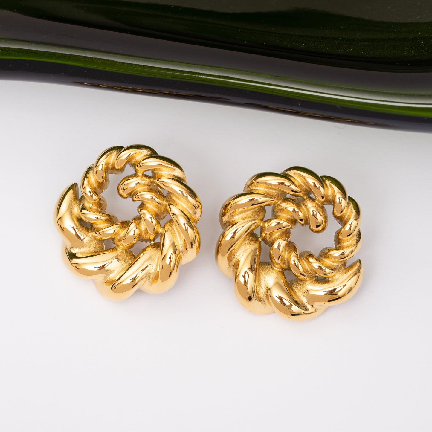 Boucles d'oreilles Nuance en acier inoxydable