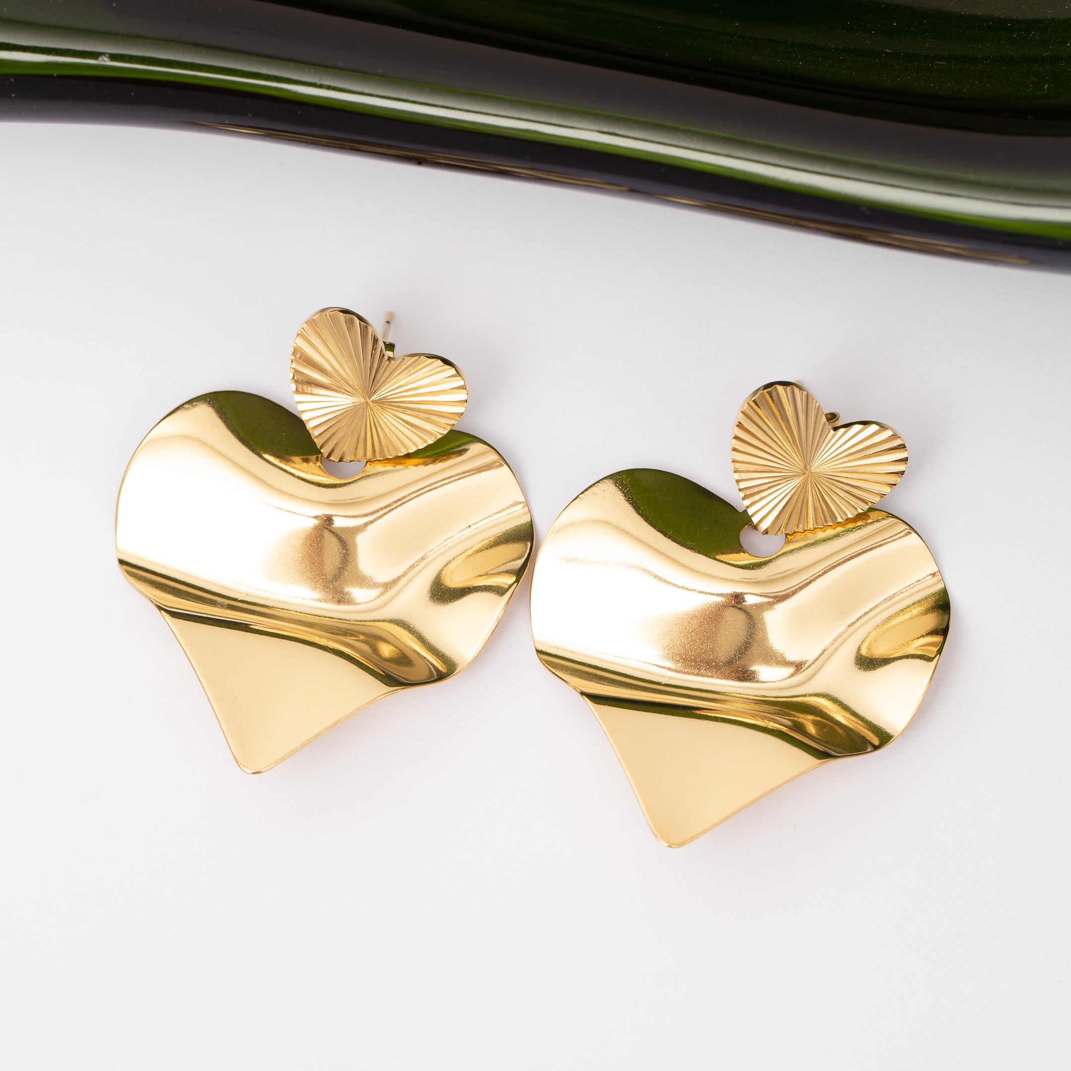 Boucles d'oreilles Nuance en acier inoxydable