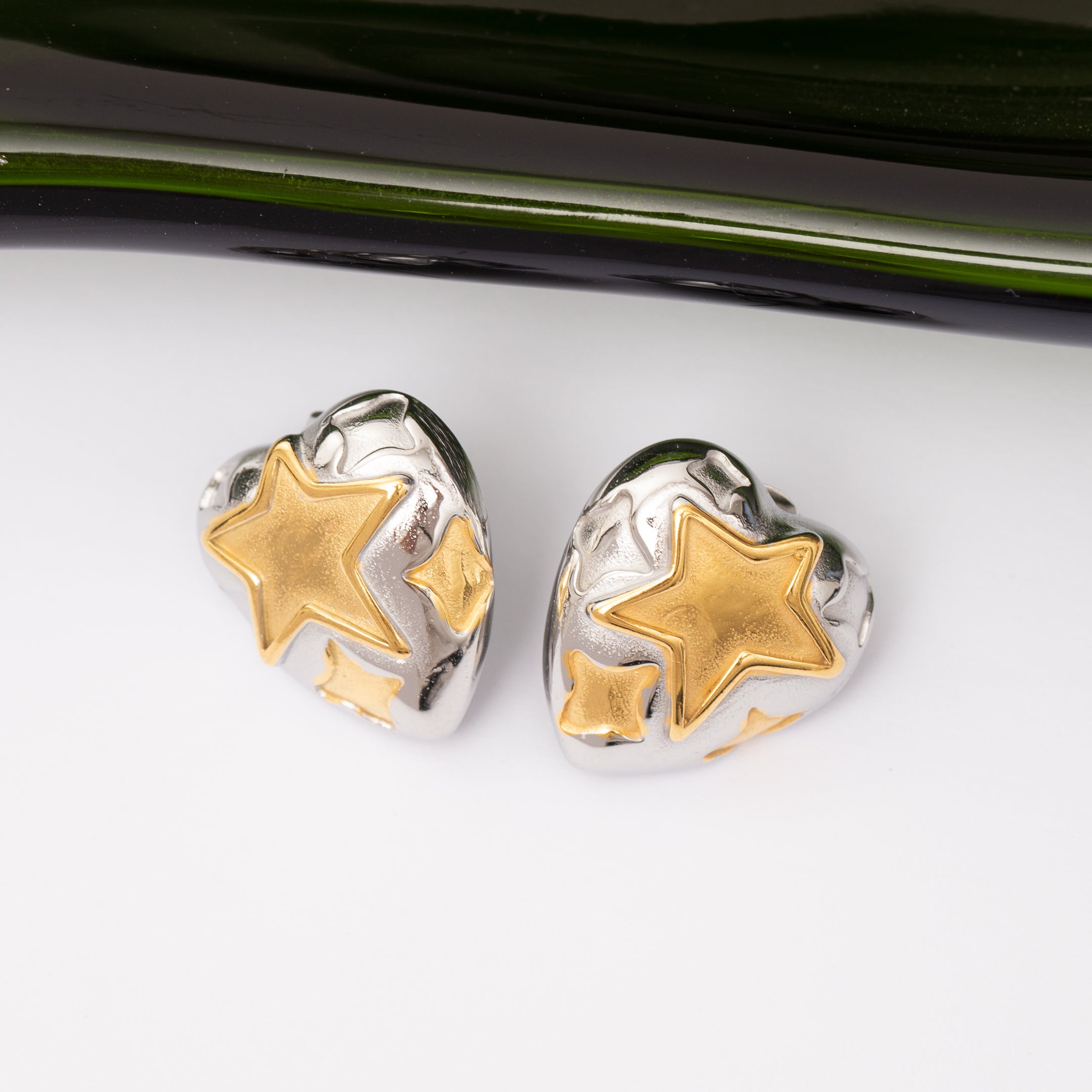 Boucles d'oreilles Nuance en acier inoxydable