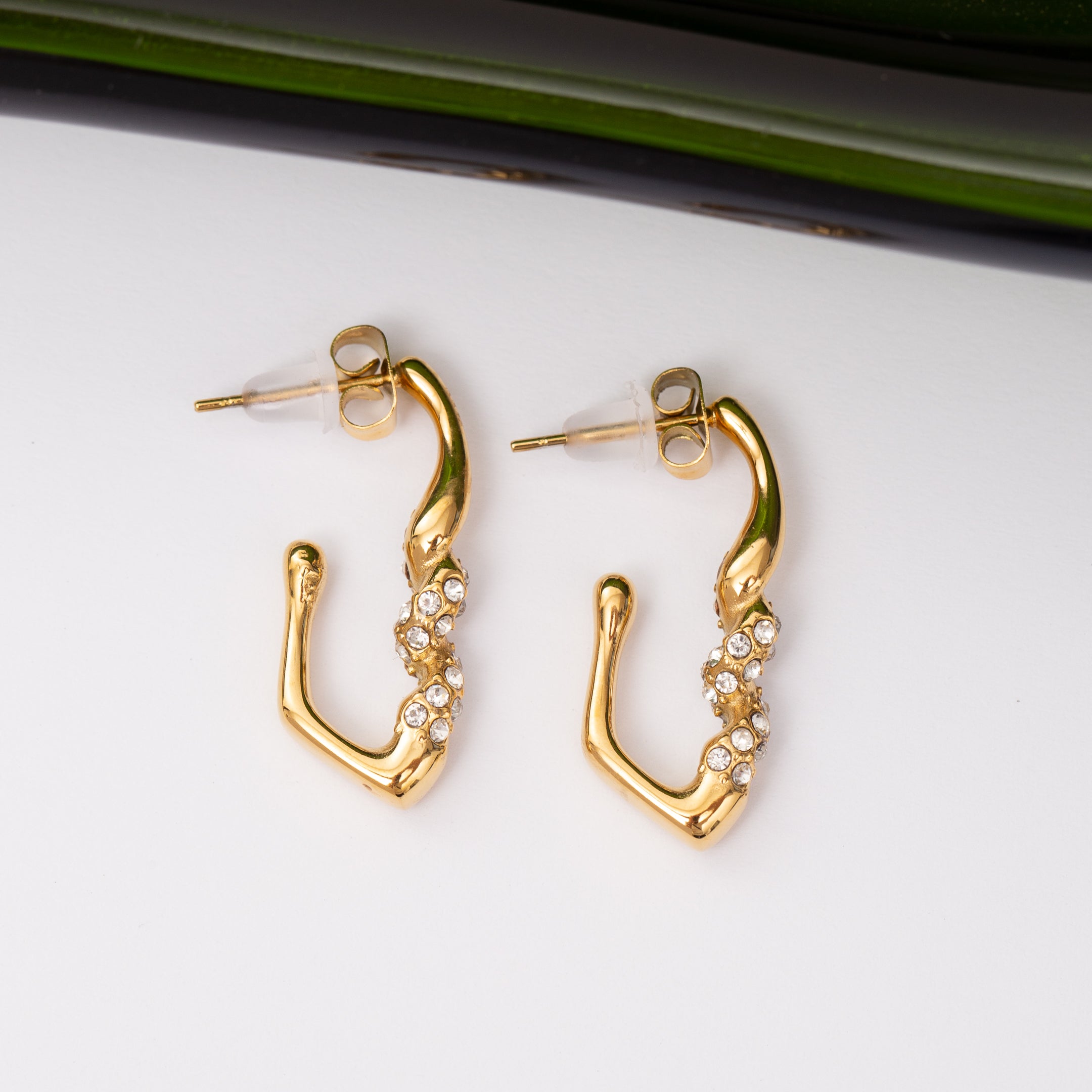 Boucles d'oreilles Nuance en acier inoxydable