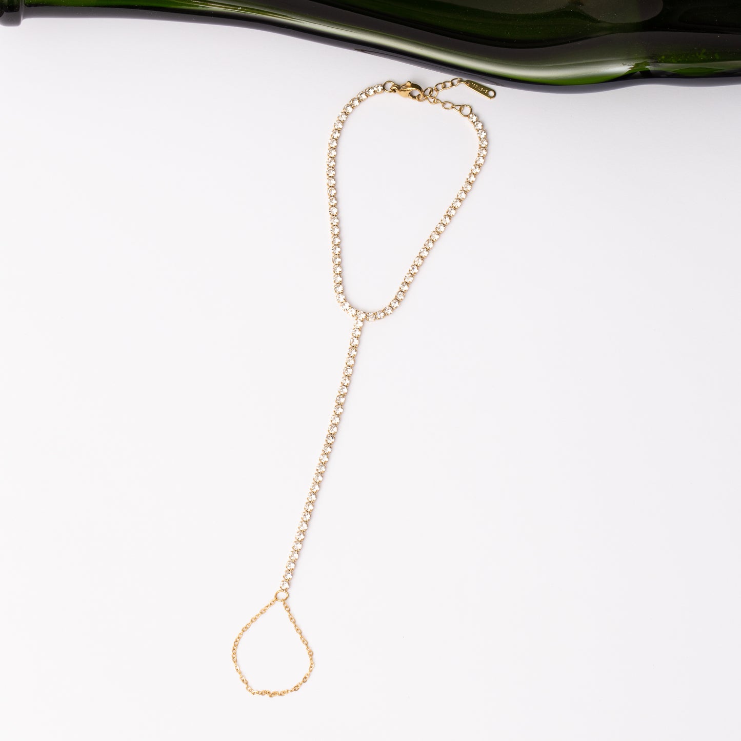 Chaine de mains Link & Glow en acier inoxydable