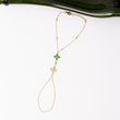 Chaine de mains Link & Glow en acier inoxydable