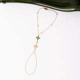 Chaine de mains Link & Glow en acier inoxydable
