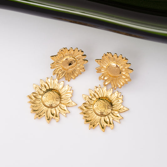 Boucles d'oreilles INOXIA en acier inoxydable