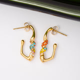 Boucles d'oreilles INOXIA en acier inoxydable