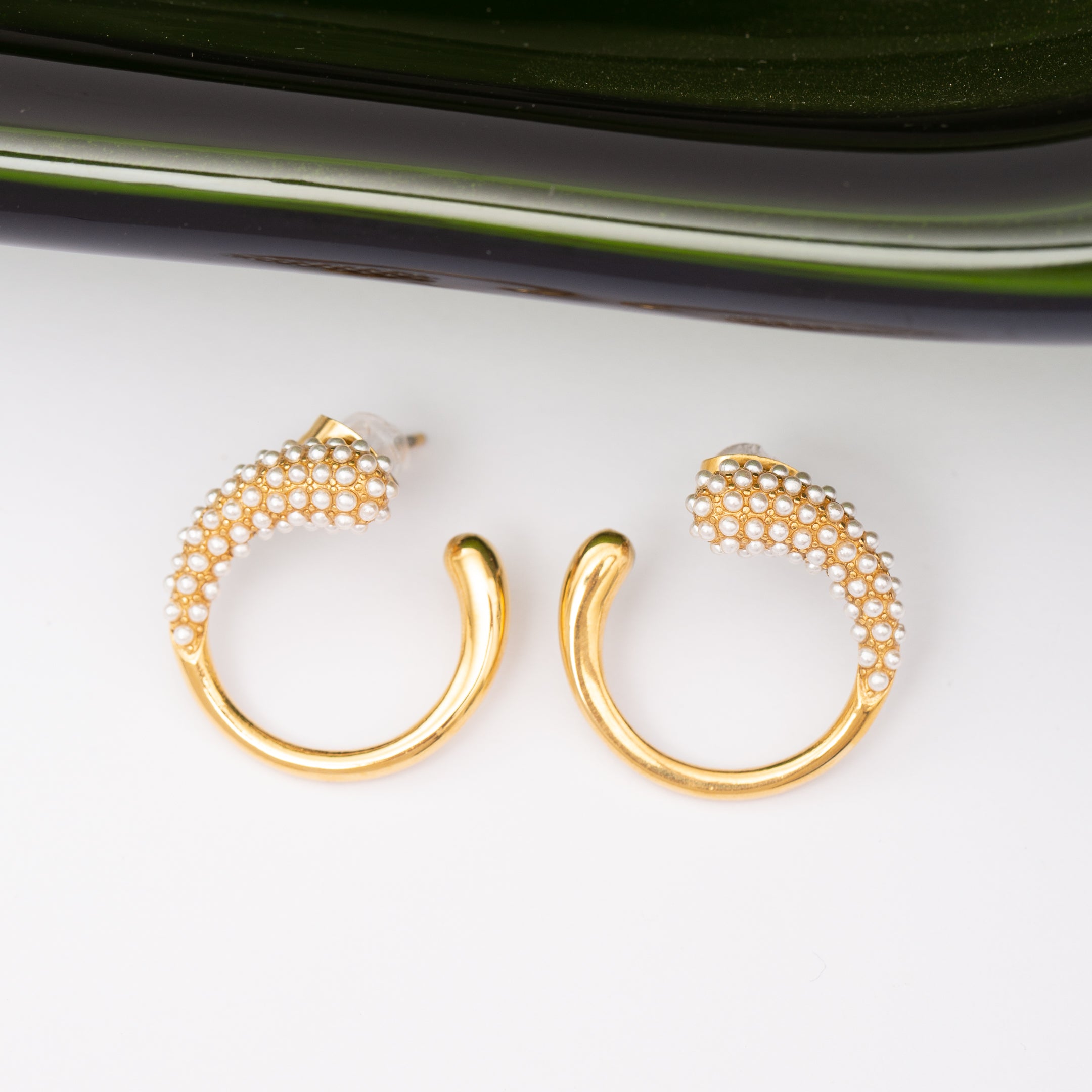 Boucles d'oreilles INOXIA en acier inoxydable