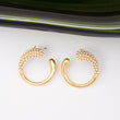 Boucles d'oreilles INOXIA en acier inoxydable