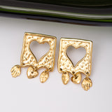 Boucles d'oreilles INOXIA en acier inoxydable