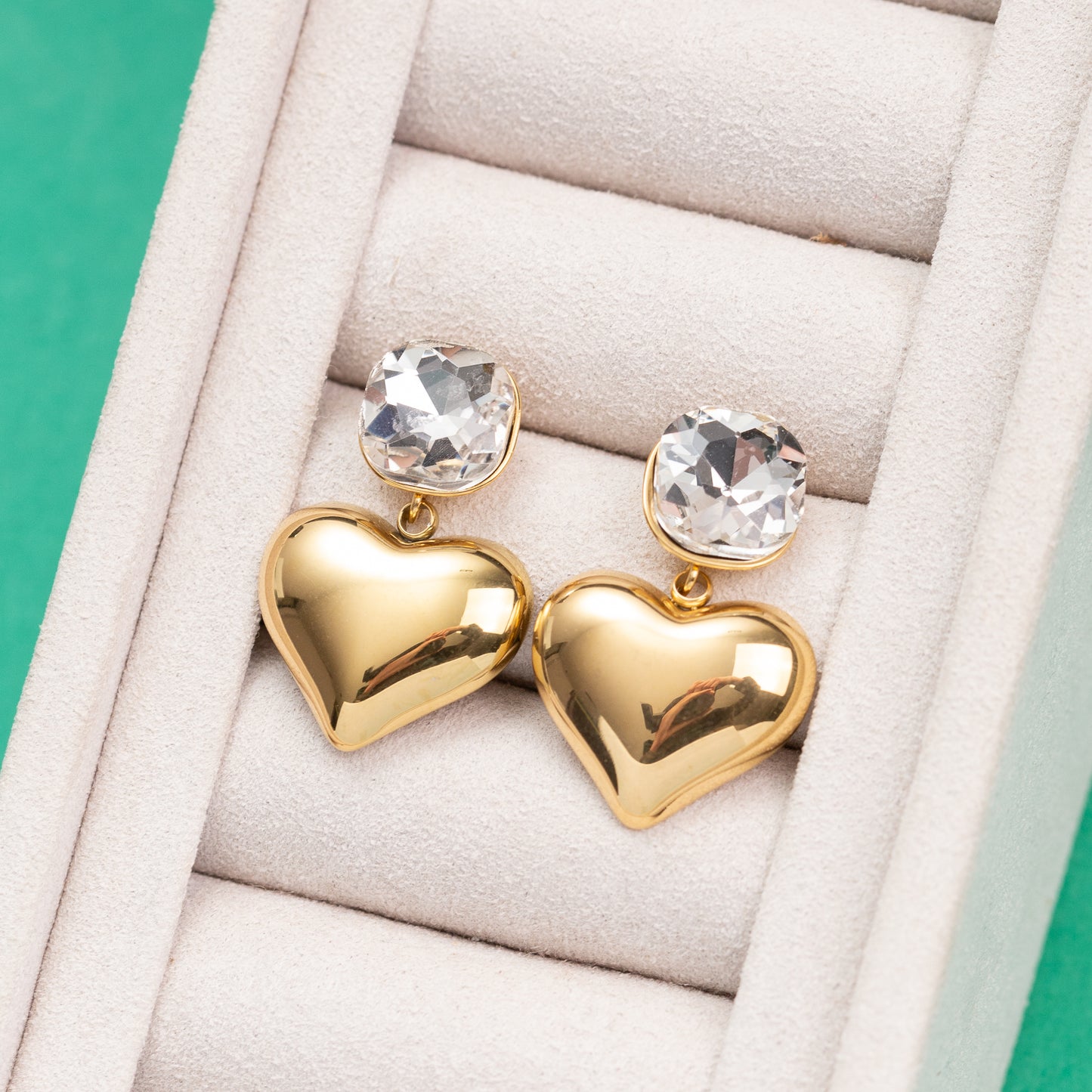 Boucles d'oreilles en acier inoxydable garanties
