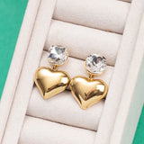 Boucles d'oreilles en acier inoxydable garanties