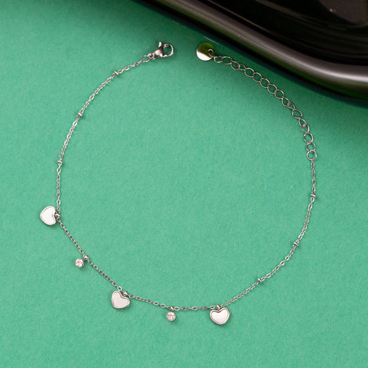 Gourmette en acier inoxydable Argenté garanti