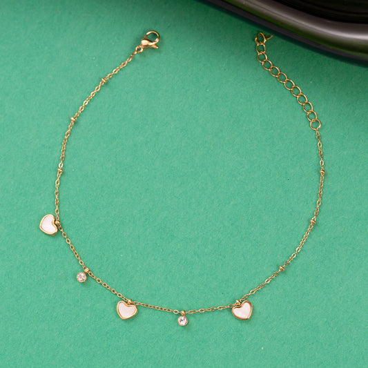 Gourmette en acier inoxydable Doré garanti