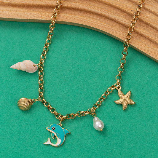 Collier Douce Chaîne en acier inoxydable garanti
