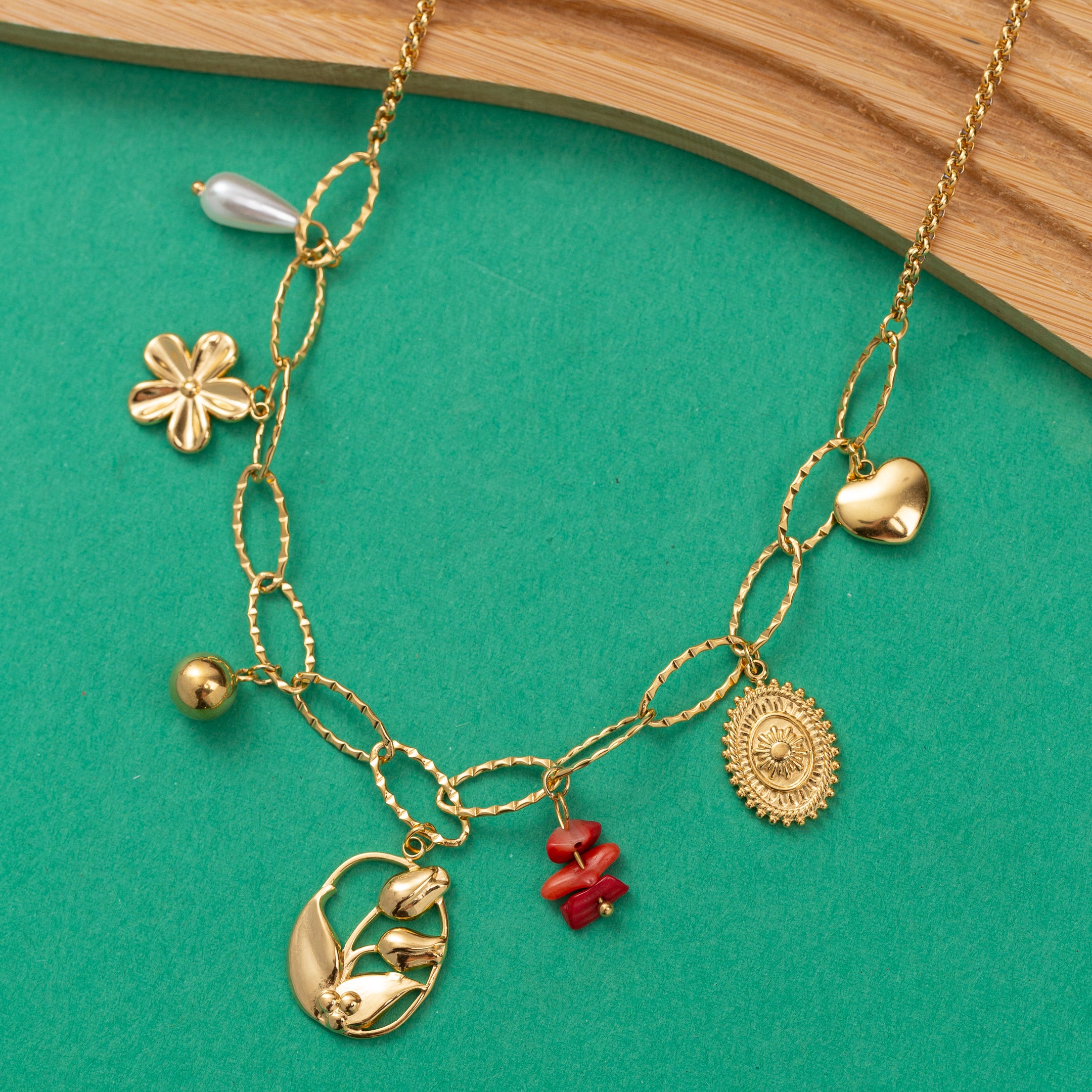 Collier Douce Chaîne en acier inoxydable garanti