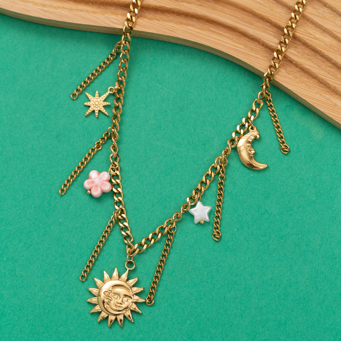 Collier Douce Chaîne en acier inoxydable garanti