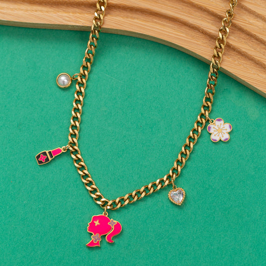 Collier Douce Chaîne en acier inoxydable garanti
