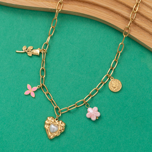 Collier Douce Chaîne en acier inoxydable garanti